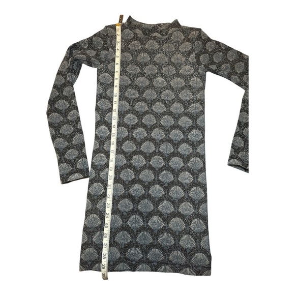 ZARA NWT Seamless Jacquard Shell Mock Neck Long Sleeved Stretch Knit Mini XS-S - Picture 12 of 13